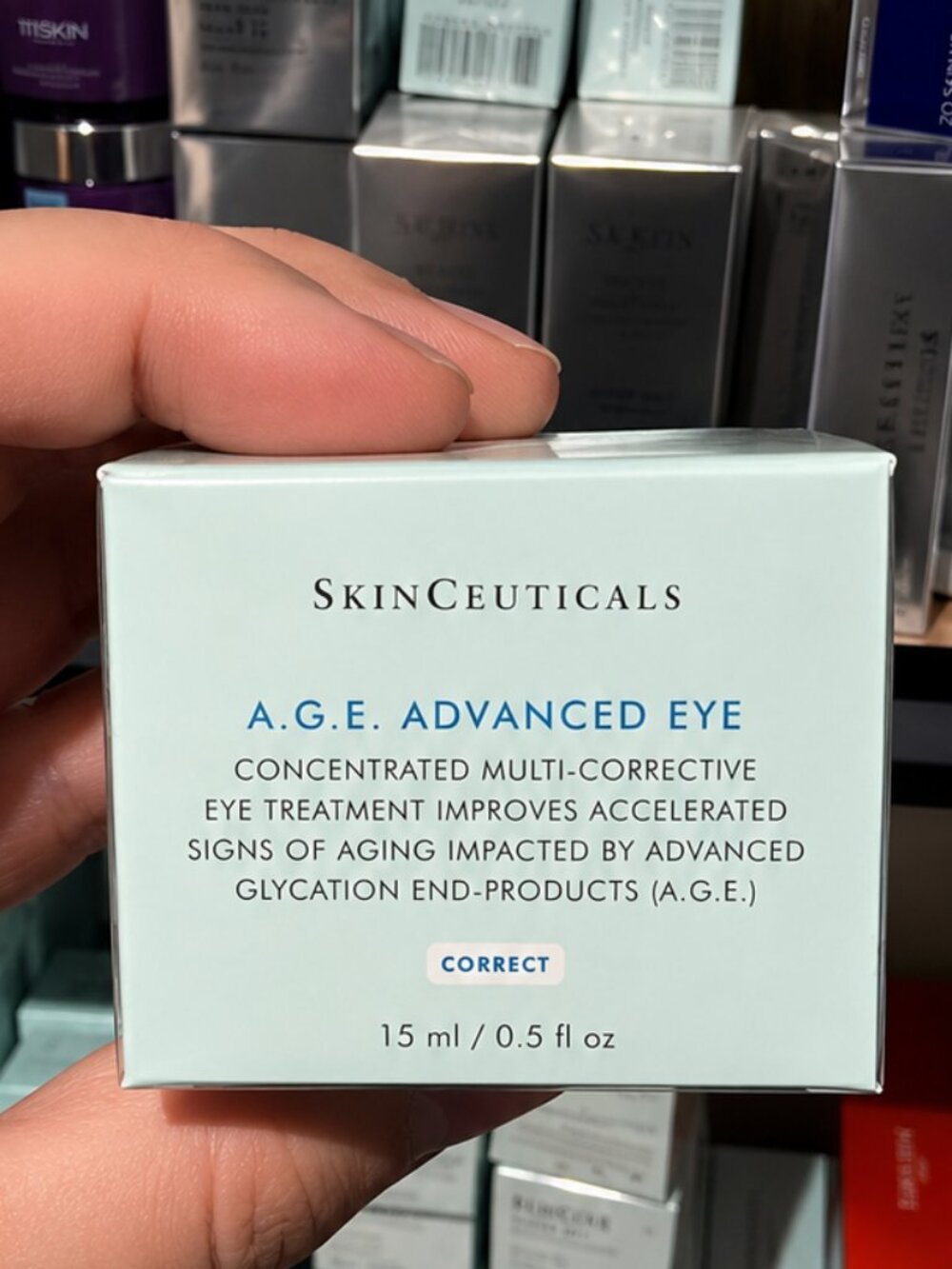 SkinCeuticals A.G.E. Advanced Eye Cream 15ml Anti-Aging NEW IN BOX